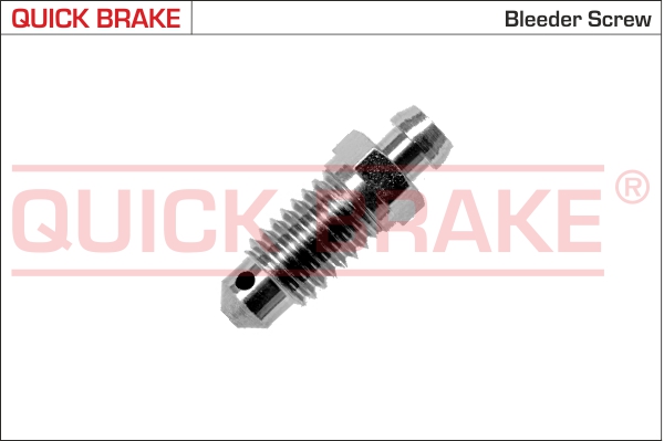 QUICK BRAKE Udluftningsskrue/-ventil 0100 for PEUGEOT VAUXHALL FORD FIAT LANCIA HONDA MAZDA MERCEDES-BENZ MITSUBISHI RENAULT DACIA TOYOTA VW