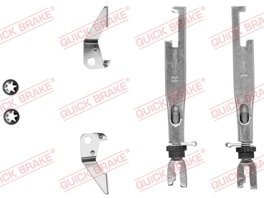 QUICK BRAKE Justering, sæt, tromlebremse 10253003