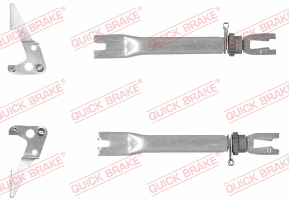 QUICK BRAKE Justering, sæt, tromlebremse 10253027