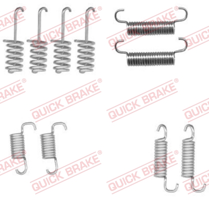 QUICK BRAKE Tilbehørssæt, parkeringsbremsebakker 1050004