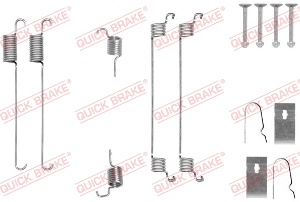 QUICK BRAKE Tilbehørssæt, bremsebakker 1050007