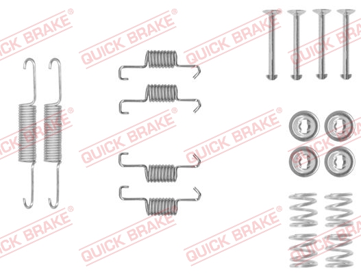 QUICK BRAKE Tilbehørssæt, parkeringsbremsebakker 1050011