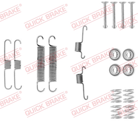 QUICK BRAKE Tilbehørssæt, bremsebakker 1050012