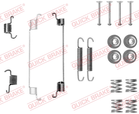 QUICK BRAKE Tilbehørssæt, bremsebakker 1050014