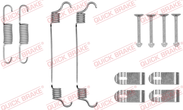 QUICK BRAKE Tilbehørssæt, parkeringsbremsebakker 1050019