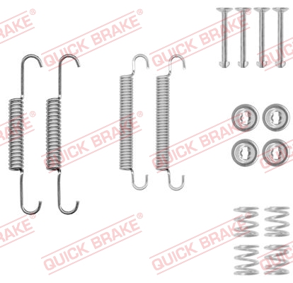 QUICK BRAKE Tilbehørssæt, parkeringsbremsebakker 1050020