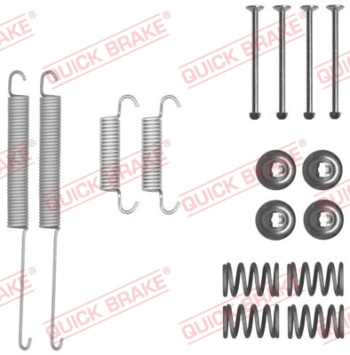 QUICK BRAKE Tilbehørssæt, bremsebakker 1050026