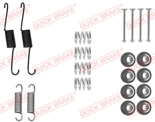 QUICK BRAKE Tilbehørssæt, bremsebakker 1050031