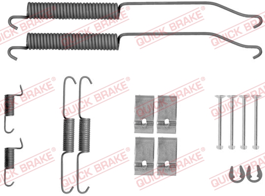 QUICK BRAKE Tilbehørssæt, bremsebakker 1050036