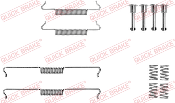 QUICK BRAKE Tilbehørssæt, parkeringsbremsebakker 1050041
