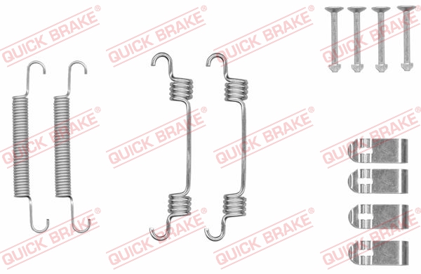 QUICK BRAKE Tilbehørssæt, parkeringsbremsebakker 1050044