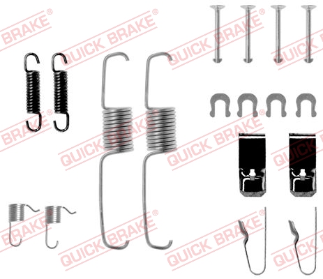 QUICK BRAKE Tilbehørssæt, bremsebakker 1050534