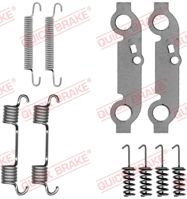QUICK BRAKE Tilbehørssæt, parkeringsbremsebakker 1050537