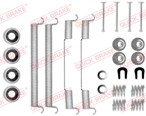 QUICK BRAKE Tilbehørssæt, bremsebakker 1050543