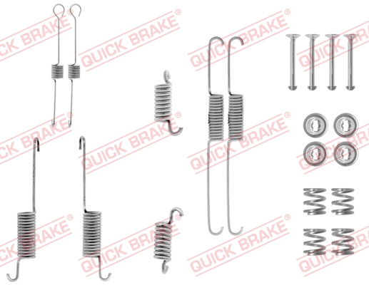 QUICK BRAKE Tilbehørssæt, bremsebakker 1050615
