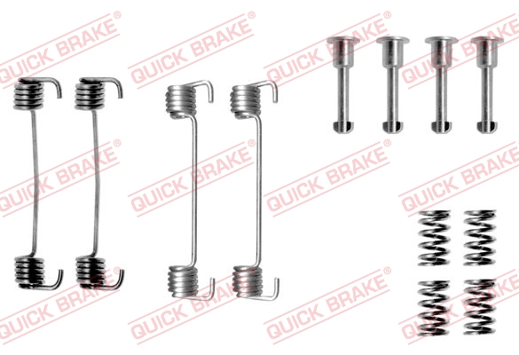 QUICK BRAKE Tilbehørssæt, parkeringsbremsebakker 1050620