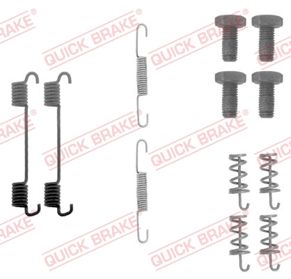 QUICK BRAKE Tilbehørssæt, parkeringsbremsebakker 1050622