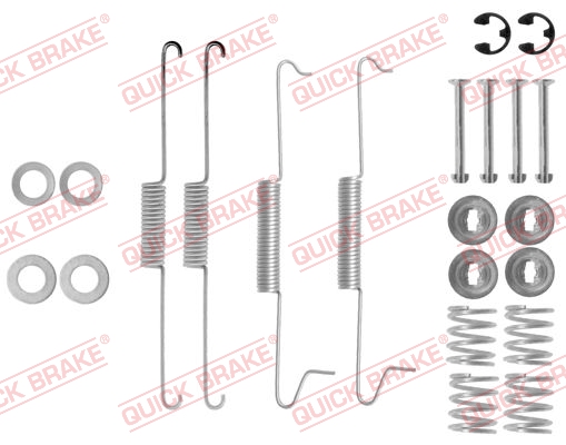 QUICK BRAKE Tilbehørssæt, bremsebakker 1050623