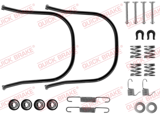 QUICK BRAKE Tilbehørssæt, bremsebakker 1050634
