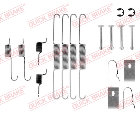 QUICK BRAKE Tilbehørssæt, bremsebakker 1050636