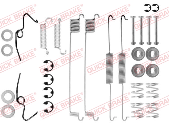 QUICK BRAKE Tilbehørssæt, bremsebakker 1050641