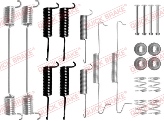 QUICK BRAKE Tilbehørssæt, bremsebakker 1050648