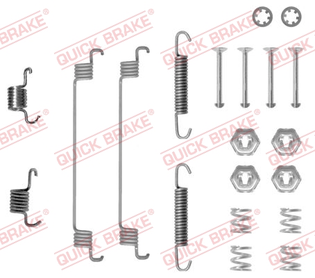 QUICK BRAKE Tilbehørssæt, bremsebakker 1050651