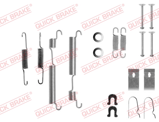 QUICK BRAKE Tilbehørssæt, bremsebakker 1050653