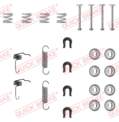 QUICK BRAKE Tilbehørssæt, bremsebakker 1050655