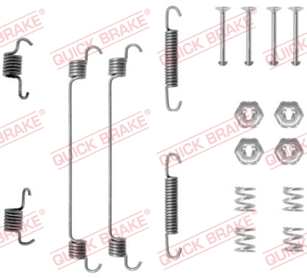 QUICK BRAKE Tilbehørssæt, bremsebakker 1050657