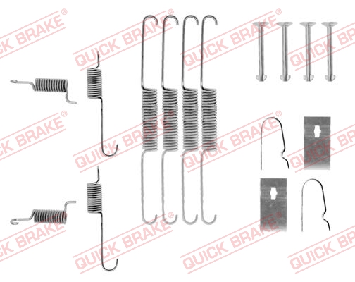 QUICK BRAKE Tilbehørssæt, bremsebakker 1050663