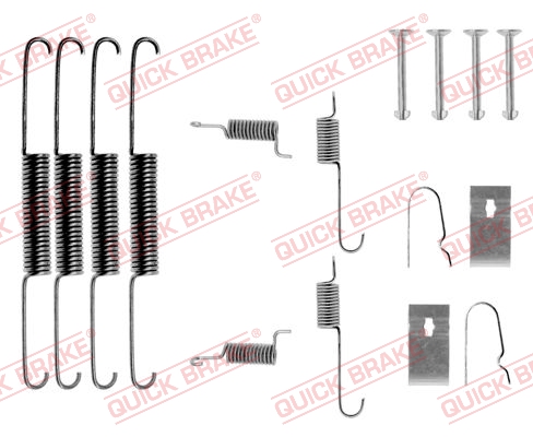 QUICK BRAKE Tilbehørssæt, bremsebakker 1050664