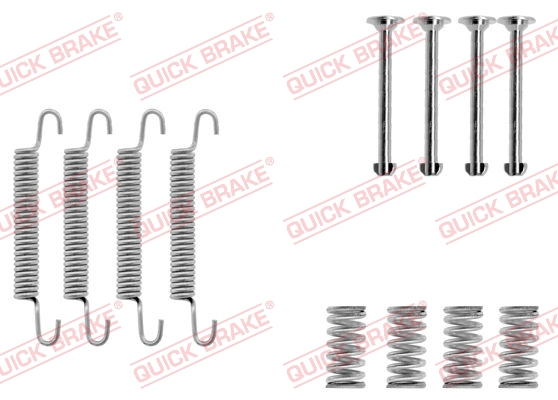 QUICK BRAKE Tilbehørssæt, parkeringsbremsebakker 1050667