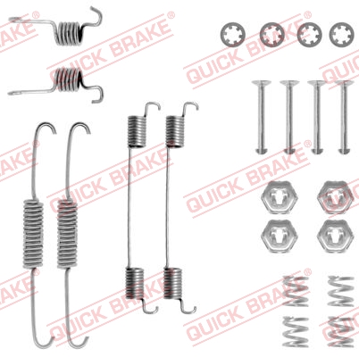 QUICK BRAKE Tilbehørssæt, bremsebakker 1050674