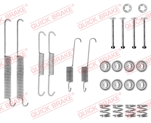 QUICK BRAKE Tilbehørssæt, bremsebakker 1050678