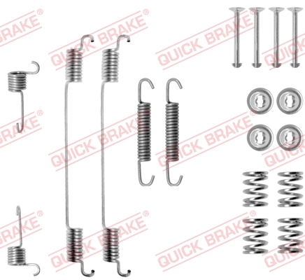 QUICK BRAKE Tilbehørssæt, bremsebakker 1050682