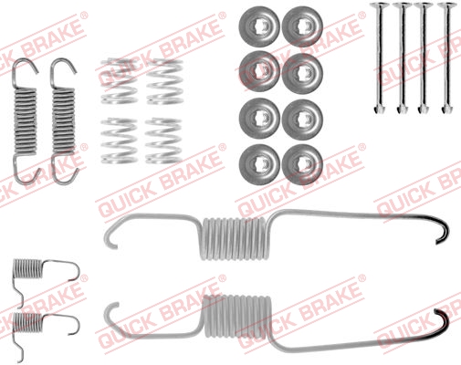 QUICK BRAKE Tilbehørssæt, bremsebakker 1050685