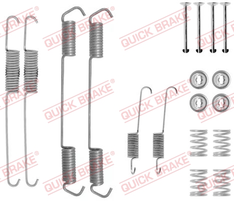 QUICK BRAKE Tilbehørssæt, bremsebakker 1050689