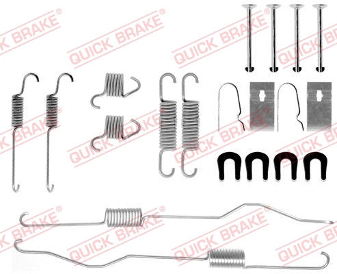 QUICK BRAKE Tilbehørssæt, bremsebakker 1050694