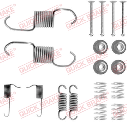 QUICK BRAKE Tilbehørssæt, bremsebakker 1050696