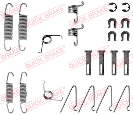 QUICK BRAKE Tilbehørssæt, bremsebakker 1050703