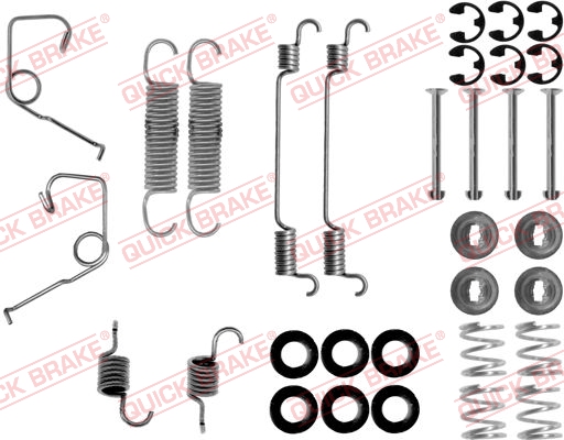 QUICK BRAKE Tilbehørssæt, bremsebakker 1050705