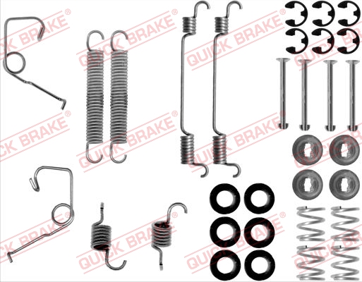 QUICK BRAKE Tilbehørssæt, bremsebakker 1050706