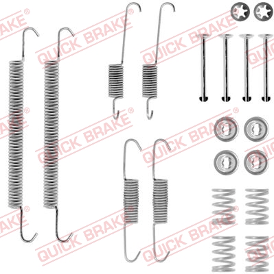 QUICK BRAKE Tilbehørssæt, bremsebakker 1050707