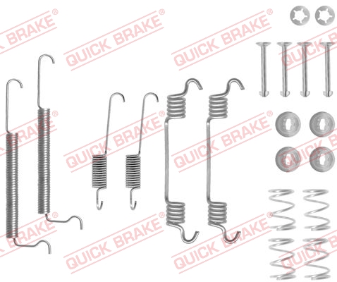 QUICK BRAKE Tilbehørssæt, bremsebakker 1050709