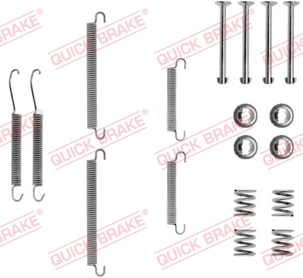 QUICK BRAKE Tilbehørssæt, parkeringsbremsebakker 1050713