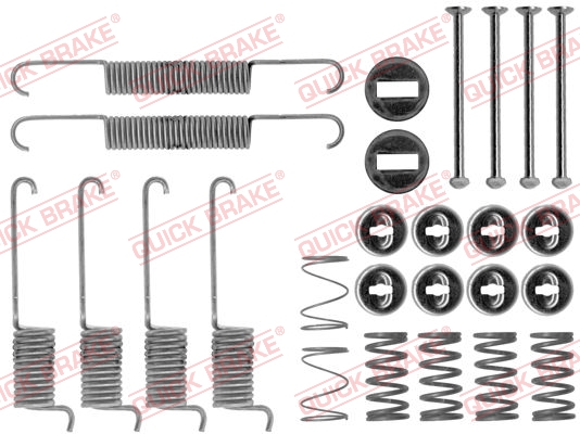 QUICK BRAKE Tilbehørssæt, bremsebakker 1050715