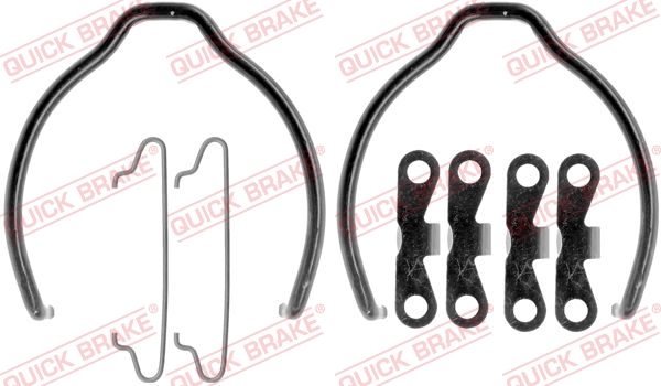 QUICK BRAKE Tilbehørssæt, parkeringsbremsebakker 1050721