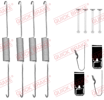 QUICK BRAKE Tilbehørssæt, bremsebakker 1050725