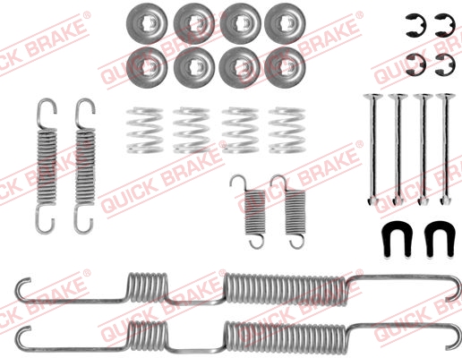 QUICK BRAKE Tilbehørssæt, bremsebakker 1050730
